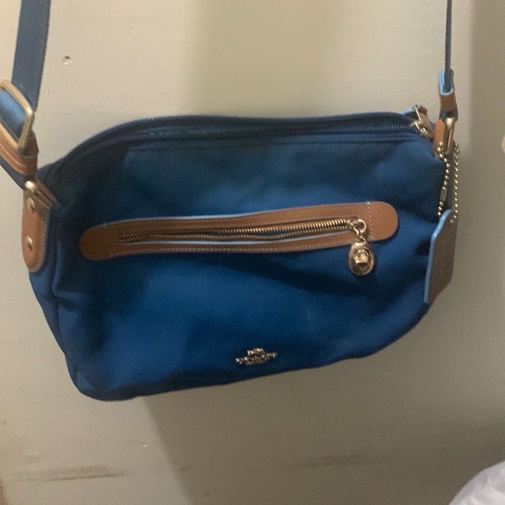 Coach cross body- Blue